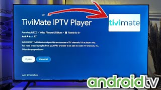 Android TV How to Download And Install TiviMate [upl. by Eniaj]