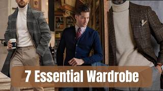 7 Essential Minimalist Wardrobe Pieces Every Man Needs for Effortless Style [upl. by Toiboid978]