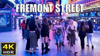 Fremont Street Las Vegas Midnight Walk  September 2024 [upl. by Low999]