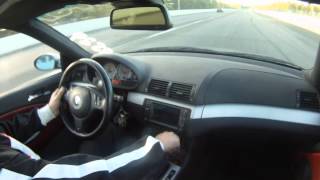 Maximum Psi Stage Two E46 M3 Turbo Kit at Acto  108 Quarter Mile Time [upl. by Jovitta]