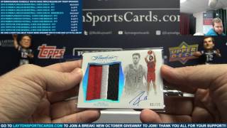 2015 16 Panini Flawless Basketball 2 Box Case Break 1 – PICK YOUR TEAM [upl. by Clabo809]