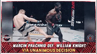 William Knight freezes against Marcin Prachnio puts on strange showing at UFCVegas69  BWP [upl. by Aicissej206]