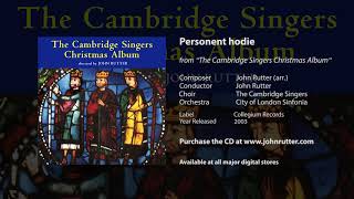 Personent hodie  John Rutter arr Cambridge Singers City of London Sinfonia [upl. by Galina]