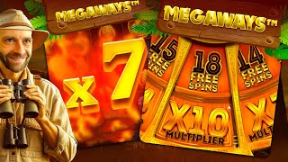 MEGAWAYS MADNESS 10 Big Online Slot Wins Part 1 [upl. by Enirehtahc]