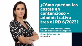 ¿Cómo quedan las costas en contenciosoadministrativo [upl. by Lessur299]