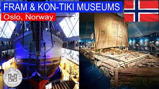 I Visit the Fram and Kontiki Museums in Olso [upl. by Waechter750]