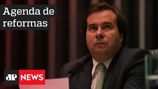 Rodrigo Maia dispara críticas contra paralisação de votação de pautas [upl. by Tronna]