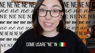 Come usare NE in italiano updated lesson  Learn Italian with Lucrezia [upl. by Luhar]