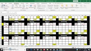 excel mehrere druckbereiche festlegen im dienstplan schnellanleitung [upl. by Gora281]