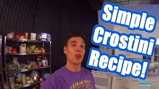 Easy Appetizers  Simple Crostini Recipe  Brians Test Kitchen [upl. by Eitac964]