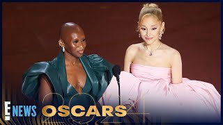 Ariana Grande and Cynthia Erivo Look Wickedly Amazing on Stage Together  2024 Oscars [upl. by Munson749]