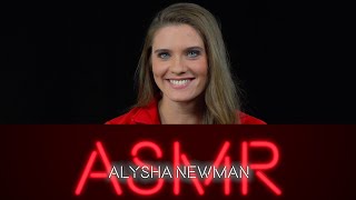 Team Canada pole vaulter Alysha Newman tries ASMR [upl. by Wehhtam137]