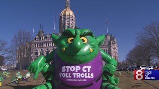 Toll trolls demonstrate groups disapproval of tolls at Capitol [upl. by Lorena]