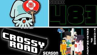 Crossy road score 483 [upl. by Naxor]