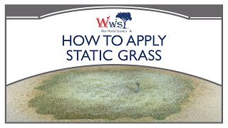 How To Apply Static Grass  Using WWScenics Layering Spray amp Pro Grass Micro Applicator [upl. by Galvin]