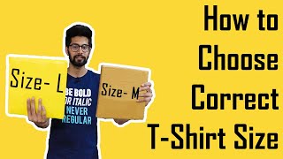 Choose Correct TShirt Size  Sizing Guide amp Unboxing Tshirt  bewakoof t shirts review [upl. by Wilkinson76]