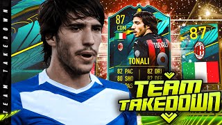 87 Moments Sandro Tonali Team Takedown [upl. by Reilamag]