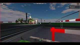 Chan Sen Railroad crossing in Roblox [upl. by Durante]