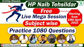 Free Mega Revision Series  Naib Tehsildar  Starting From 18th April 2022 [upl. by Ilam]