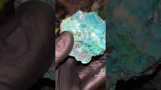 Planet Mine Chrysocolla from Arizona mined from by a buddy has to have it in my collection [upl. by Suirad559]