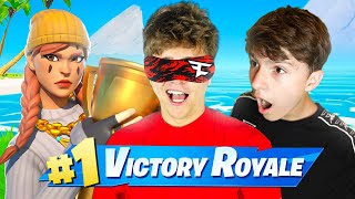 FaZe H1ghSky1s BROTHER Wins A Fortnite TOURNAMENT Blindfolded notclickbait [upl. by Swanhilda]