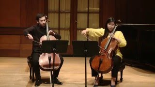 Barriere Sonata for two cellos in G Major  Oliver Herbert and SangEun Lee [upl. by Lrac309]