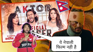 AKTOR Take One  OFFICIAL TRAILER REACTION 🇳🇵  PRADEEP  ANNA  DIVYA [upl. by Namus334]