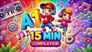 ABC amp 123 Hip Hop and Dance Party 🎤🎶  Ultimate Fun Learning Compilation for Kids [upl. by Dorman902]