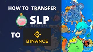 How To Transfer SLP From RONIN To BINANCE with ZERO Fees [upl. by Aikahs]