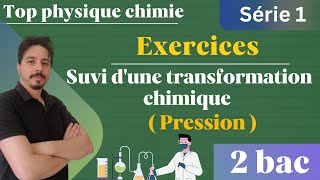 exercices suivi temporel dune transformation chimique  suivi par pression  2 bac série 2 [upl. by Whiteley783]