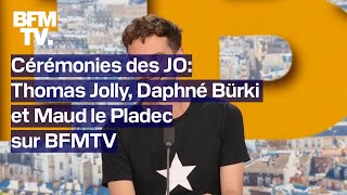 Linterview de Thomas Jolly Daphné Bürki et Maud le Pladec artisans des cérémonies des Jeux [upl. by Ahtenak]