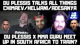 The MMA Guru amp Dricus Du Plessis Interview Adesanya amp Helwani Beef Title Shot Usman vs Chimaev [upl. by Anse]