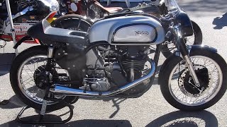 1960 Manx Norton sight amp sound with Steve Plater [upl. by Guevara]