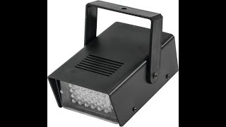 Eurolight led disco strobe mini disco stroboscoop [upl. by Lancelot]