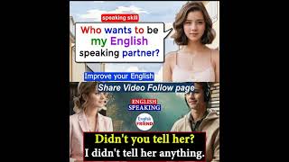 How do I practise English when I am alone How to find a partner to practise English speaking with [upl. by Neiv87]