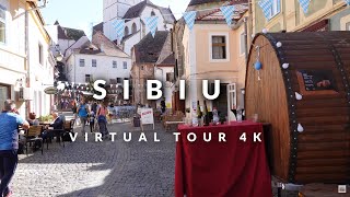 Sibiu Romania Virtual Tour 4K One of the 10 best places to visit in Romania [upl. by Einnoc]