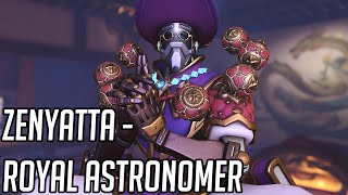 Zenyatta quotRoyal Astronomerquot Skin Showcase  Overwatch 2 [upl. by Llenyt]