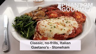 Italian Eats at Gaetanos in Stoneham [upl. by Ahseinad]