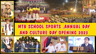 MTB SCHOOL SPORTS OPENING 2023  MTB SCHOOL ANNUAL DAY 2023  MTB SCHOOL CULTURE DAY 2023 [upl. by Kassi]