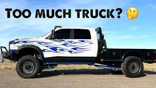 The BIGGEST Truck I’ve Ever Driven  Modified Ram 3500 [upl. by Pegma]