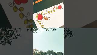 Paper Front page flowers boarder design ✂️ short virel youtubeshorts Pepercuttingdegine [upl. by Hudis]