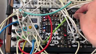 Quad Clock Distributor × Pamelas Pro Work Out × Bin SEQ × Mimetic Digitalis  Modular Synth [upl. by Yendirb]