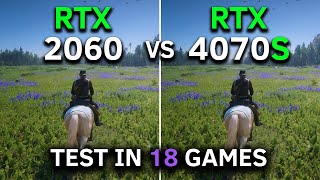 RTX 2060 vs RTX 4070 SUPER  Test In 18 Games at 1440p  How Big is the Difference  2024 [upl. by Howell]