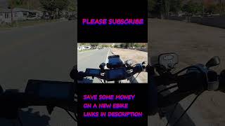 ELECTRIC BIKE RIDE RAIN DAMAGED ROAD ebikelove electricbike gopro electricvehicle ebikestyle [upl. by Ytima278]