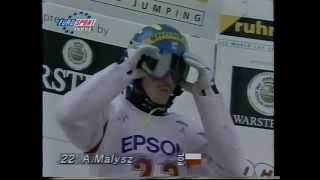 Adam Małysz  1275 m  Sapporo 19981999 [upl. by Ellerret624]