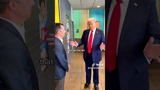 trump working in macdonald shorts ytshorts viralvideo trumppolls [upl. by Quartas]