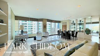 Touring a Timeless Gem 3 Bedroom Fully Furnished Unit at Park Chidlom [upl. by Asseralc111]