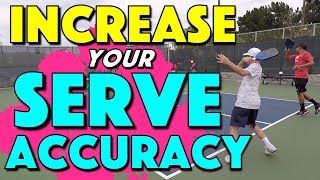 Increase Your Serve Accuracy With This PROVEN Drill [upl. by Casilde]