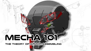 Mecha design 101  The theory of armor assembling Ep02 [upl. by Mahgirb520]