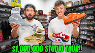 Inside Harrison Nevels 1 Million Dollar Sneaker Warehouse RARE SNEAKER COLLECTION AND MORE [upl. by Isnam]